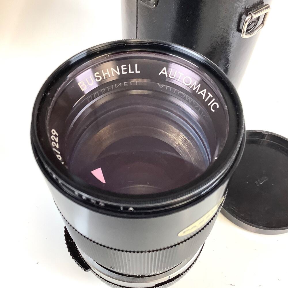 Bushnell 135mm f/2.8 Prime Camera Lens Pentax M42 Screw Mount w/ Filter & Case - Picture 6 of 10
